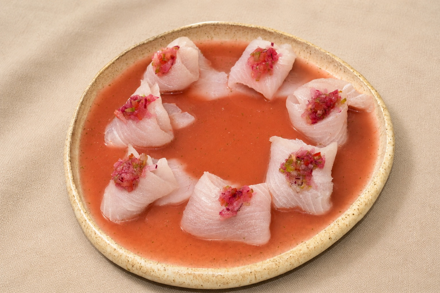 Tiradito Pesca del día